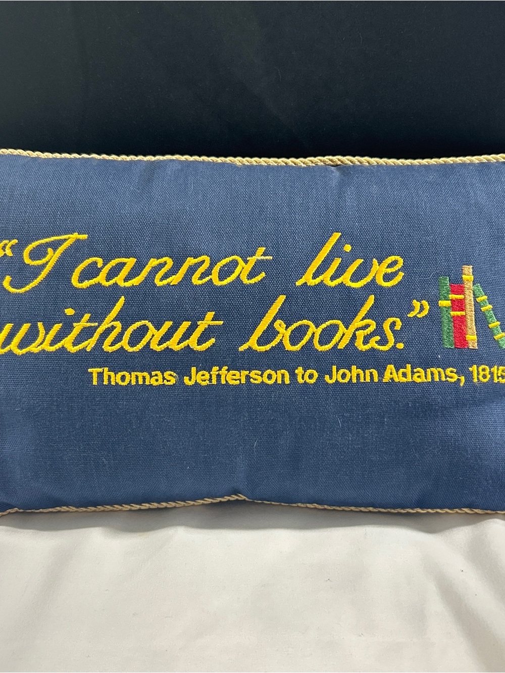 Fabulous Gifts Thomas Jefferson Book Quote Pillow